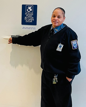 CSA  Harris by wheelchair access button