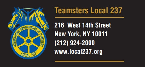 Teamsters Local 237 Union Logo and Info
