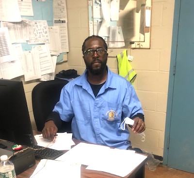 Eric Burton. Supervisor of Caretaker Marcy Houses